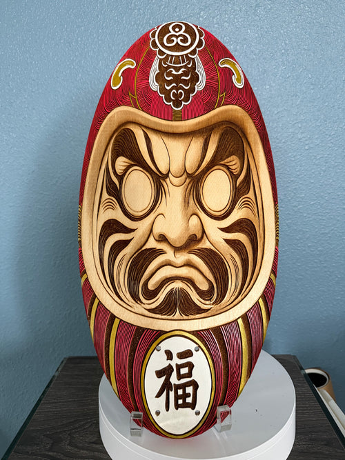 Japanese Good Fortune Daruma Doll
