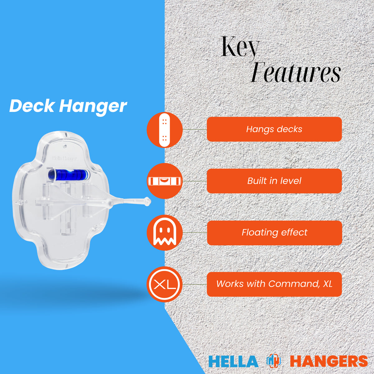 Hella Hangers Skateboard Mount