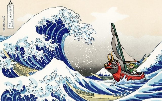 Great Wave x Zelda Design