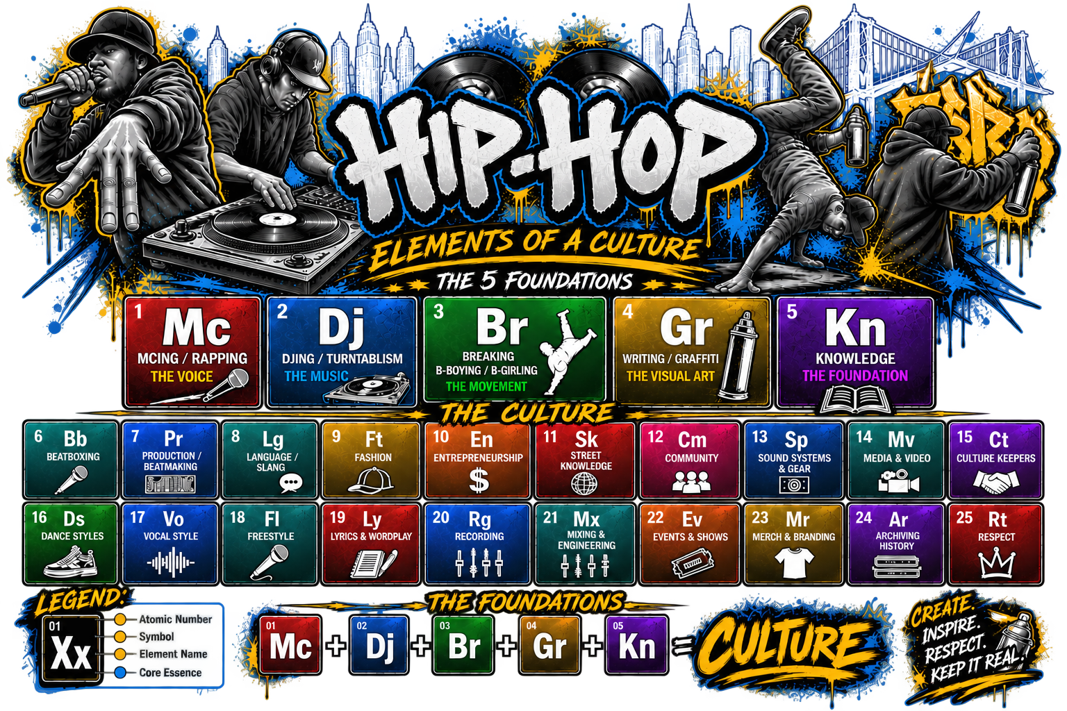 Hip-Hop Periodic Table