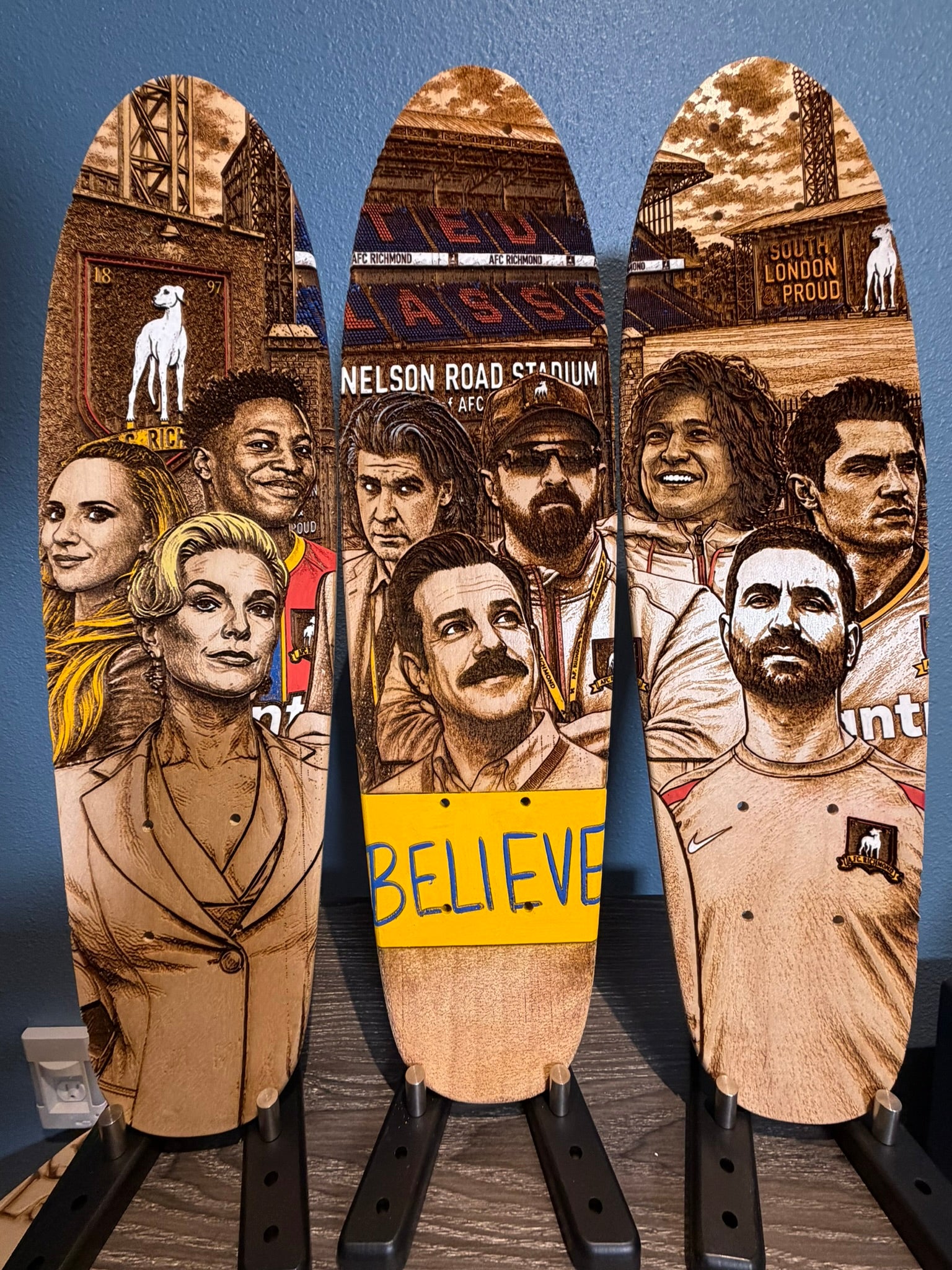 Mini Cruiser - Ted Lasso Triptych