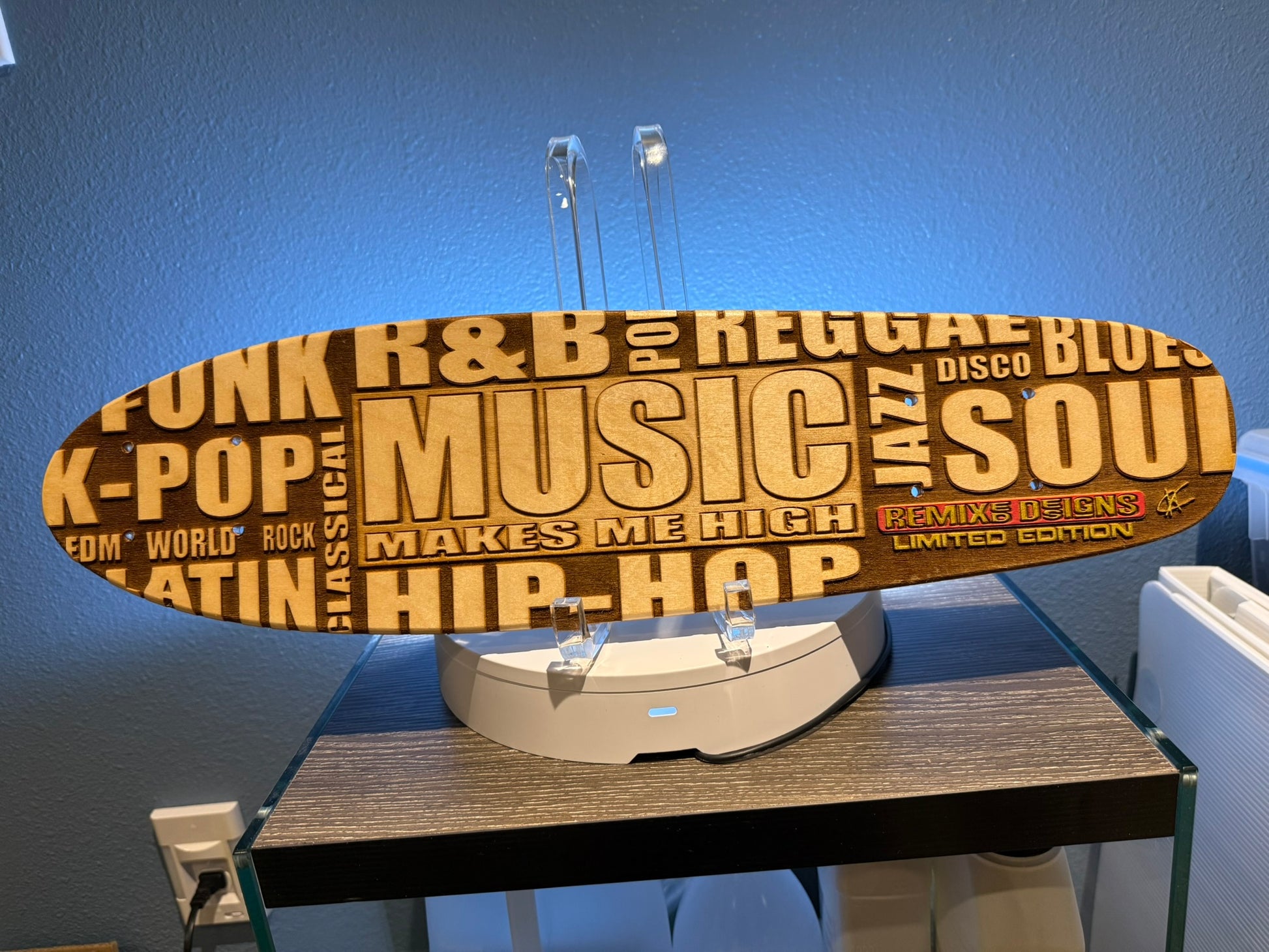 Music Genre Skateboard Art