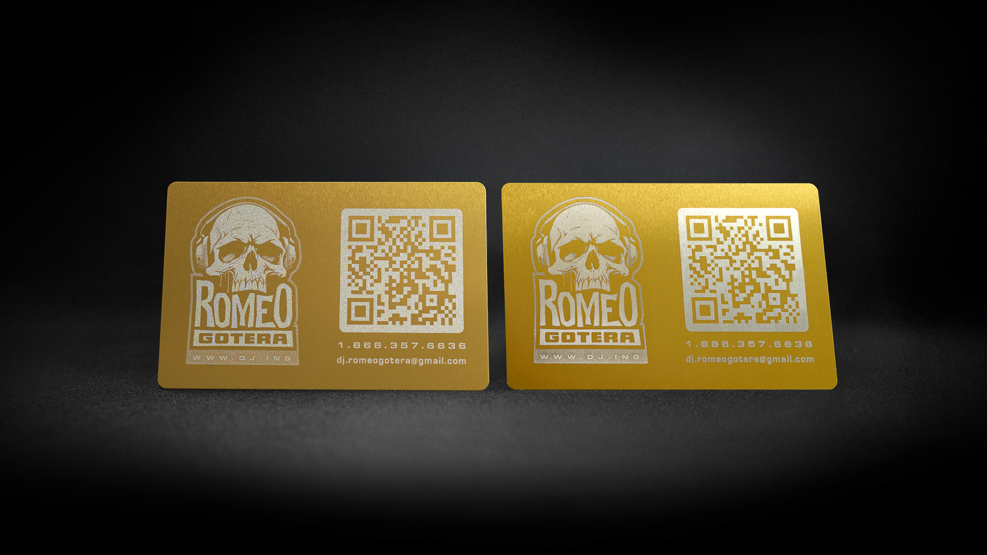 Aluminum Metal Business Cards (QTY: 100)