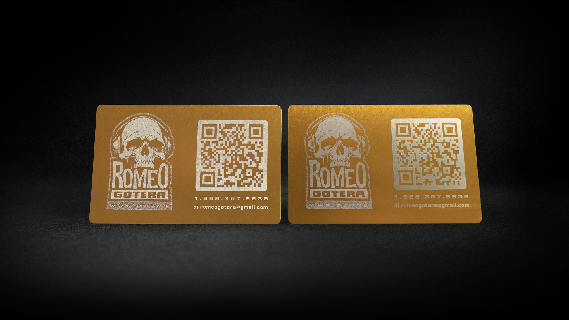 Aluminum Metal Business Cards (QTY: 100)