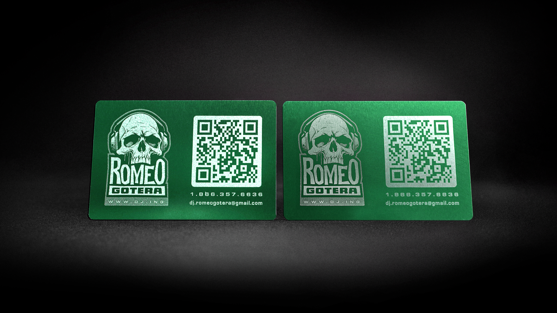 Aluminum Metal Business Cards (QTY: 100)