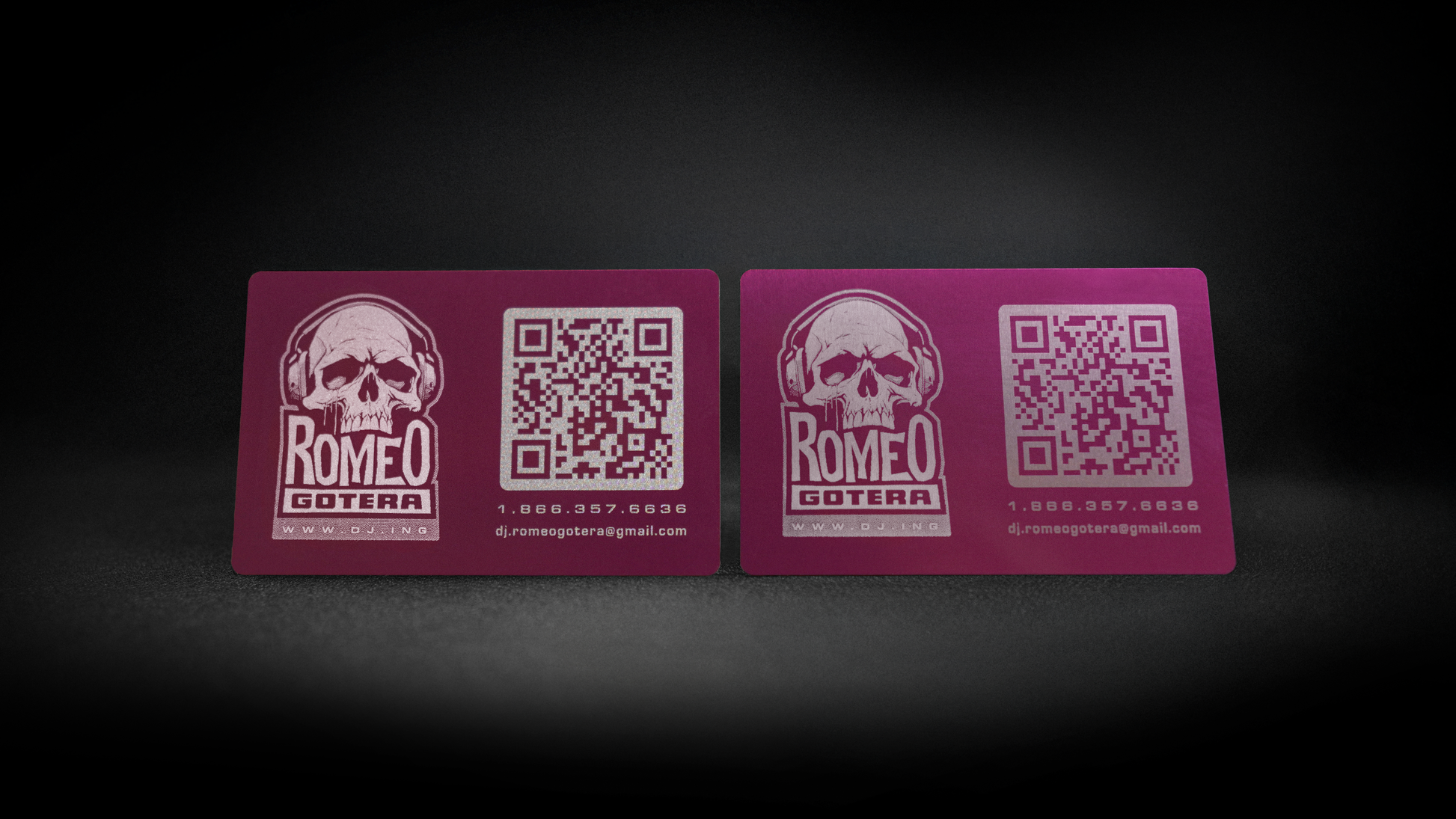 Aluminum Metal Business Cards (QTY: 100)