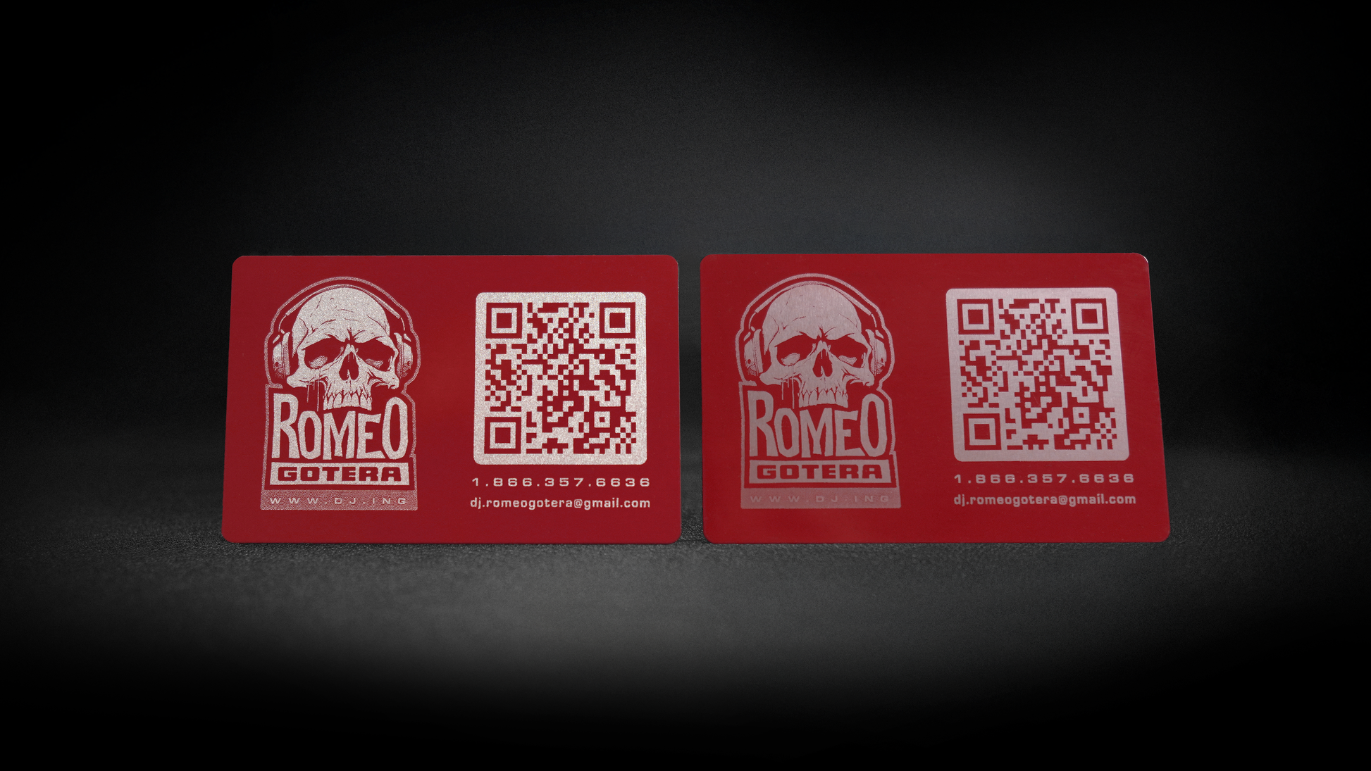 Aluminum Metal Business Cards (QTY: 100)