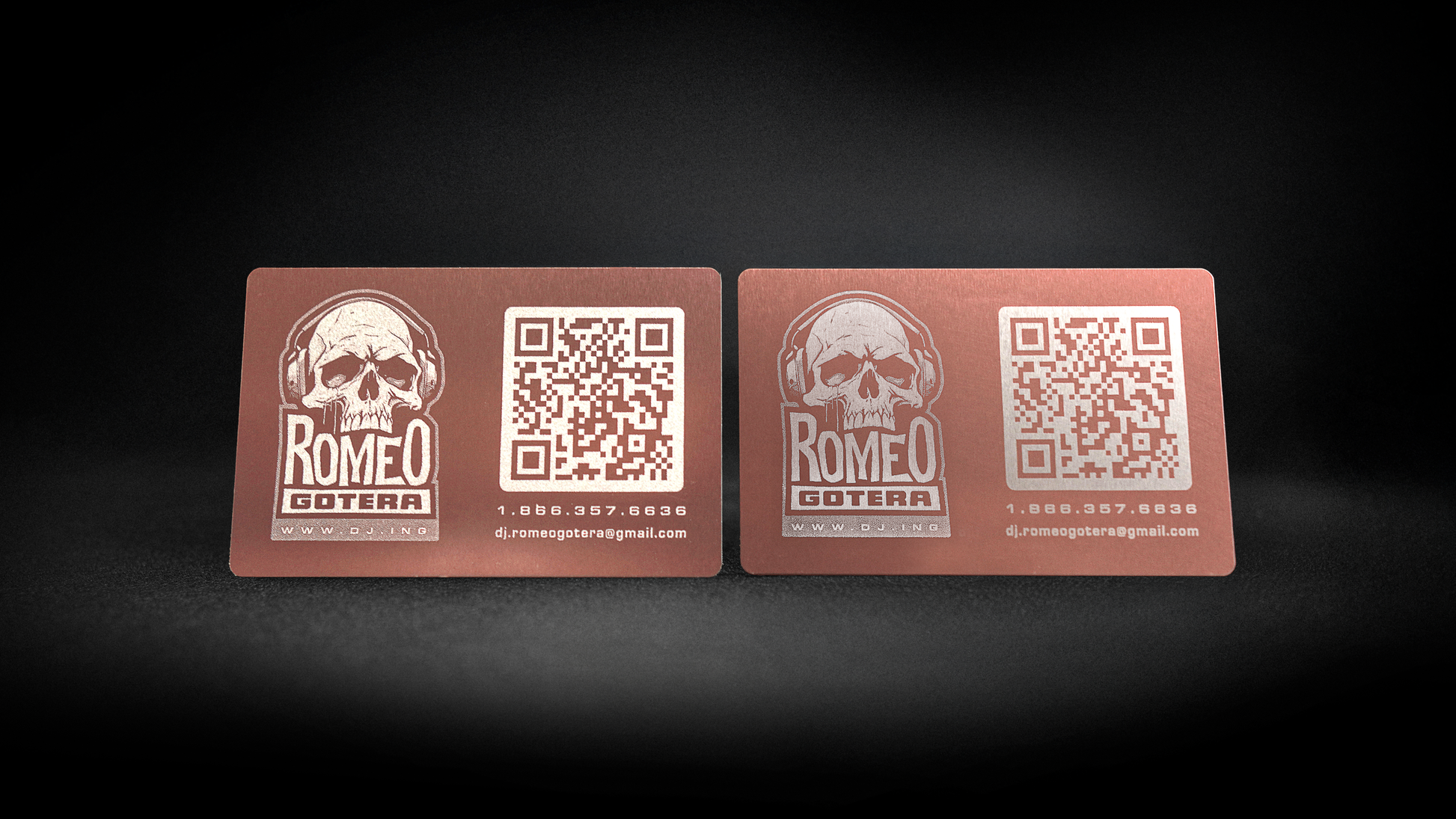 Aluminum Metal Business Cards (QTY: 100)